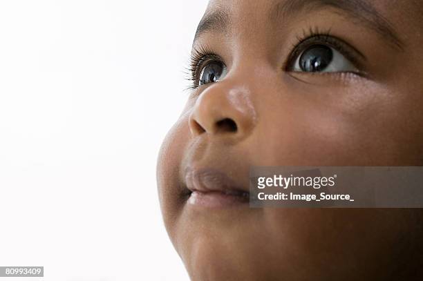 baby looking up - boy awe stock pictures, royalty-free photos & images