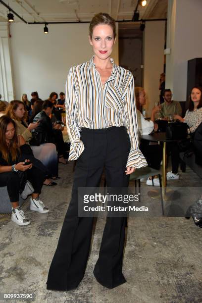 Lisa Martinek attends the Dorothee Schumacher Show during the Mercedes-Benz Fashion Week Berlin Spring/Summer 2018 at Kaufhaus Jandorf on July 7,...