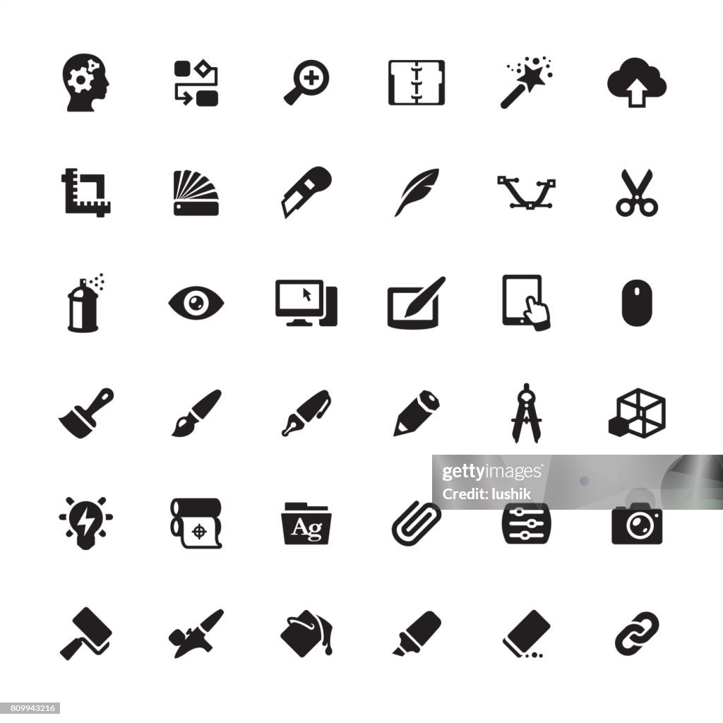Design-Studio-Equipment Icons set