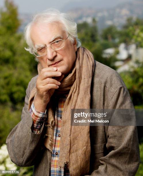 French director, screenwriter, actor and producer Bertrand Tavernier is photographed for Los Angeles Times on August 25, 2016 in Los Angeles,...