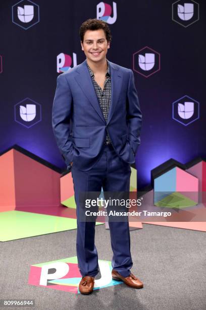 Jake T. Austin attends the Univision's "Premios Juventud" 2017 Celebrates The Hottest Musical Artists And Young Latinos Change-Makers at Watsco...