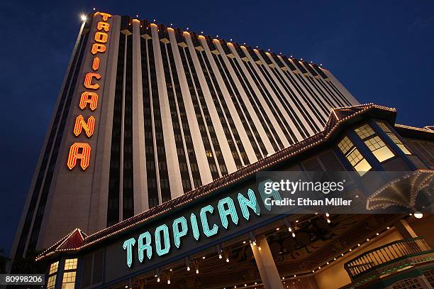 General view of the Tropicana Resort & Casino May 5, 2008 in Las Vegas, Nevada. Casino operator Tropicana Entertainment LLC filed for Chapter 11...