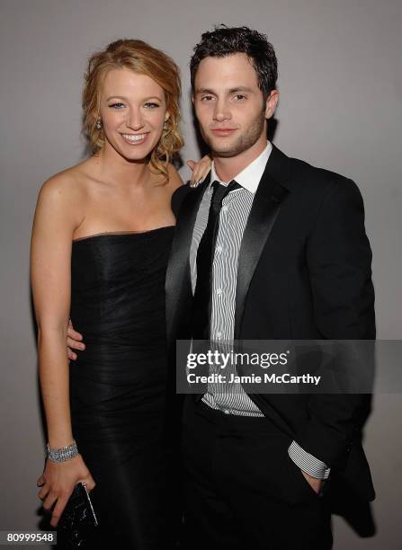 Blake Lively and Penn Badgley attend the Nina Ricci After Party For Met Ball Hosted By Olivier Theyskens and Lauren Santo Domingo at Philippe in New...