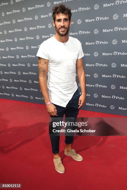 Soccer player Javier Martinez during the 50th anniversary celebration of Marc O'Polo at its headquarters on July 6, 2017 in Stephanskirchen near...