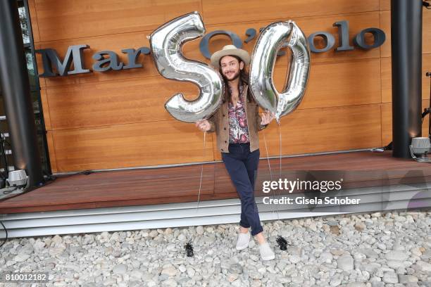 Blogger Riccardo Simonetti during the 50th anniversary celebration of Marc O'Polo at its headquarters on July 6, 2017 in Stephanskirchen near...