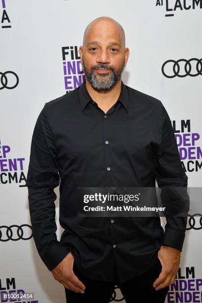 Director/producer Allen Hughes attends the Film Independent at LACMA special screening and Q&A of "The Defiant Ones" at Bing Theatre At LACMA on July...