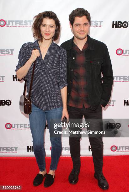 Actors Mary Elizabeth Winstead and Ben Lewis attend the opening night gala of 'God's Own Country' at the 2017 Outfest Los Angeles LGBT Film Festival...