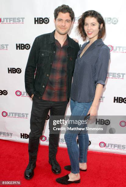 Actors Mary Elizabeth Winstead and Ben Lewis attend the opening night gala of 'God's Own Country' at the 2017 Outfest Los Angeles LGBT Film Festival...