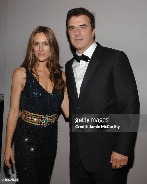 Christina Greevan Cuomo and Chris Noth attend the Nina Ricci After Party For Met Ball Hosted By Olivier Theyskens and Lauren Santo Domingo at...
