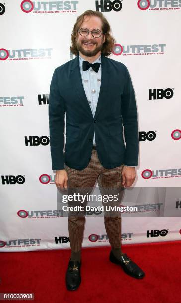 Writer/producer Bryan Fuller attends the 2017 Outfest Los Angeles LGBT Film Festival Opening Night Gala of "God's Own Country" at the Orpheum Theatre...