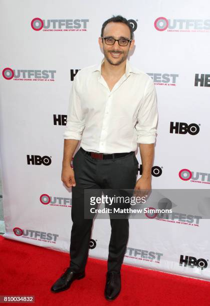 Actor Omid Abtahi attends the opening night gala of 'God's Own Country' at the 2017 Outfest Los Angeles LGBT Film Festival at Orpheum Theatre on July...