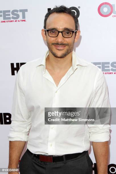 Actor Omid Abtahi attends the opening night gala of 'God's Own Country' at the 2017 Outfest Los Angeles LGBT Film Festival at Orpheum Theatre on July...