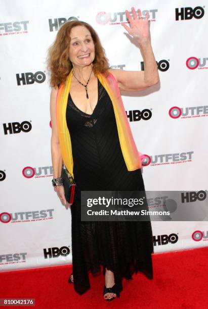 Actress Beth Grant attends the opening night gala of 'God's Own Country' at the 2017 Outfest Los Angeles LGBT Film Festival at Orpheum Theatre on...