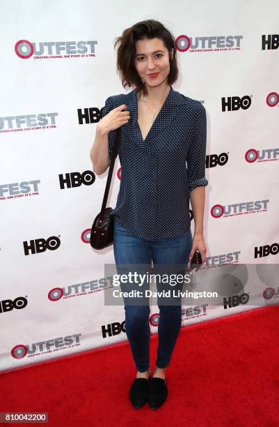 Actress Mary Elizabeth Winstead attends the 2017 Outfest Los Angeles LGBT Film Festival Opening Night Gala of "God's Own Country" at the Orpheum...