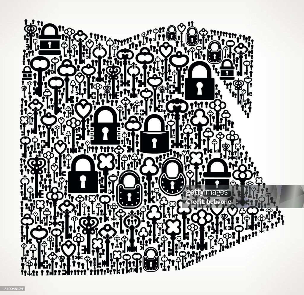 Key Egypt Vector Egypt Key And Lock Antique Black White Graphic High-Res Vector Graphic ...