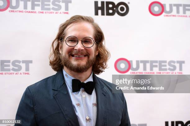 Writer Bryan Fuller arrives at the 2017 Outfest Los Angeles LGBT Film Festival Opening Night Gala of "God's Own Country" at the Orpheum Theatre on...