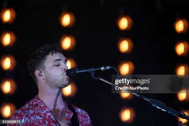 British band Royal Blood perform at the NOS Alive music festival in Lisbon, Portugal, on July 6, 2017. The NOS Alive music festival runs from July 6...