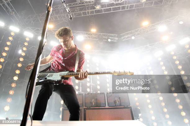 British band Royal Blood perform at the NOS Alive music festival in Lisbon, Portugal, on July 6, 2017. The NOS Alive music festival runs from July 6...