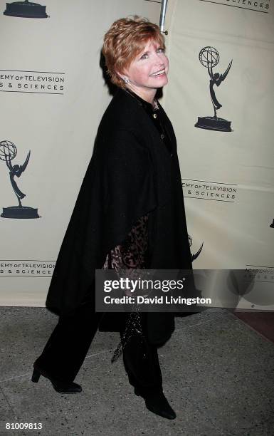 Actress Bonnie Franklin attends 'A Mother's Day Salute to TV Moms' at the Academy of Television Arts & Sciences on May 6, 2008 in North Hollywood,...