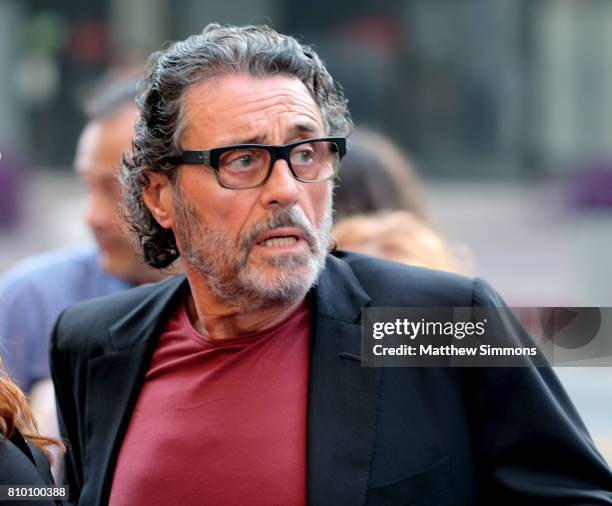 Actor Ian McShane attends the opening night gala of 'God's Own Country' at the 2017 Outfest Los Angeles LGBT Film Festival at Orpheum Theatre on July...