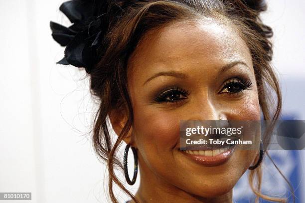 Singer Chante Moore attends the 3rd annual USA Today Hollywood Hero Award, honoring Magic Johnson in recognition of his work in the entertainment...