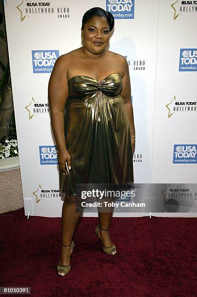 Mo'nique attends the 3rd annual USA Today Hollywood Hero Award, honoring Magic Johnson in recognition of his work in the entertainment industry and...