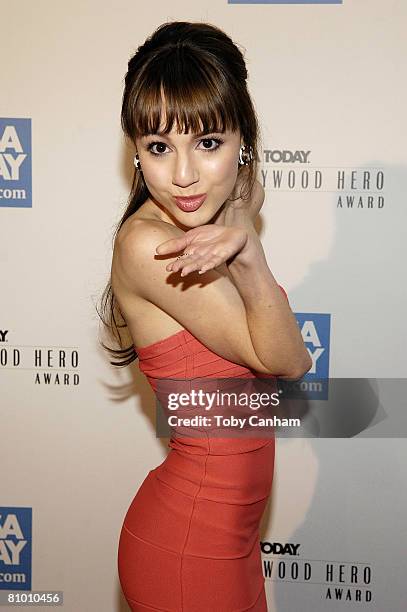 Lara Johnston attends the 3rd annual USA Today Hollywood Hero Award, honoring Magic Johnson in recognition of his work in the entertainment industry...