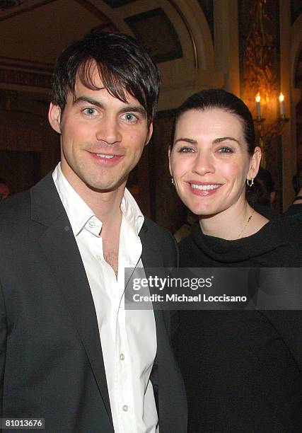 Keith Lieberthal and actress Julianna Margulies attend the after party for the HBO Documentaries premiere Of "Roman Polanski: Wanted And Desired" at...