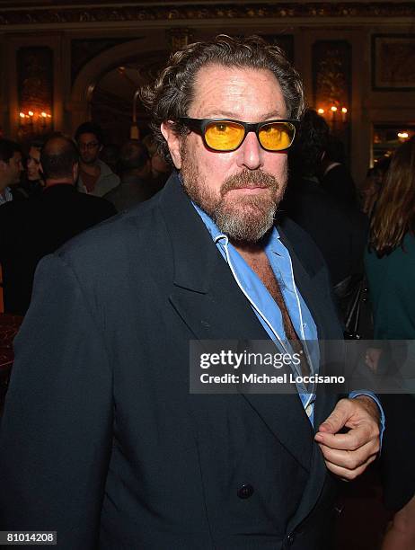 Julian Schnabel attends after party for the HBO Documentaries premiere Of "Roman Polanski: Wanted And Desired" at The Plaza in New York City on May...