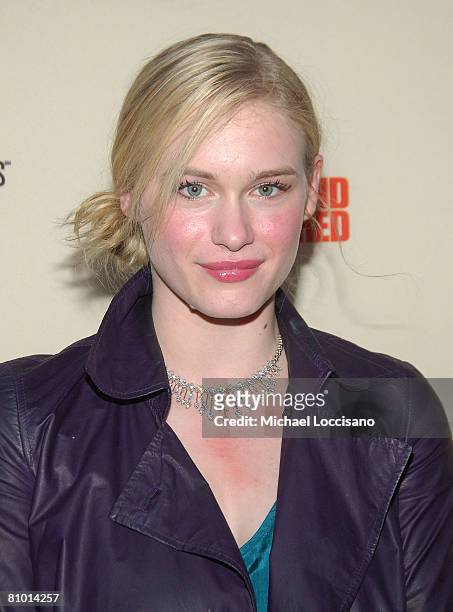 Actress Leven Rambin attends the HBO Documentaries premiere Of "Roman Polanski: Wanted And Desired" at The Paris Thatre in New York City on May 6,...