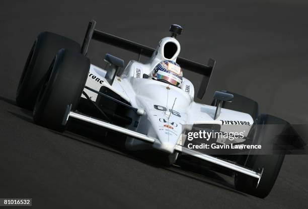 Graham Rahal, drives the Hole in the wall camps Newman/Haas/Lanigan Racing Dallara Honda, during practice for the IRL IndyCar Series 92nd running of...