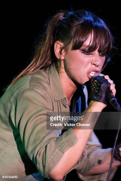 Musician Chan Marshall of Cat Power performs in concert on May 6, 2008 at Lunario del Auditorio Nacional in Mexico City.