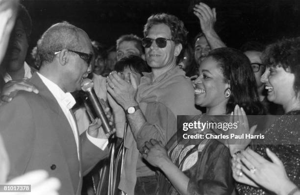 Photo of Five Blind Boys Of Alabama & Jimmy Carter at the Catfish Club Revue, Brighton Center 1993