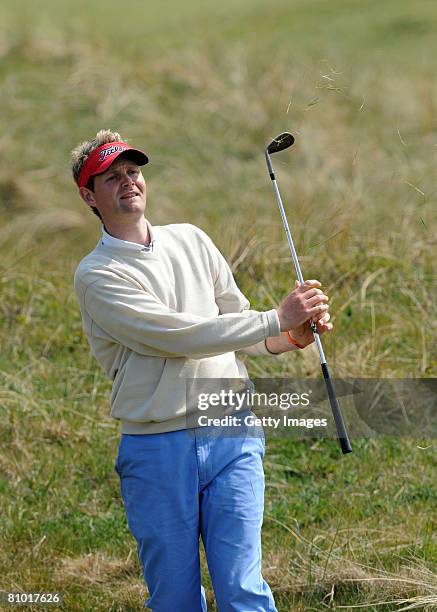 Lee Owens of Killiney playing into the 14th green during the Glenmuir PGA Professional Championship 2008 Irish Region Qualifier at County Louth Golf...