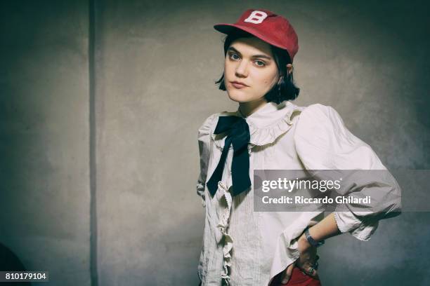 Singer SoKo aka Stephanie Sokolinski is photographed on June 9, 2017 in Rome, Italy.