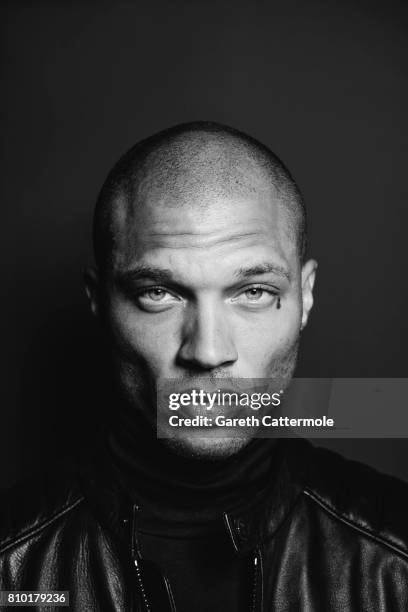 Fashion model Jeremy Meeks is photographed in Cannes, France on May 25, 2017.