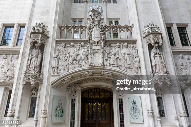la cour suprême - londres intramuros photos et images de collection