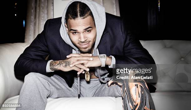 Singer, songwriter, and dancer Chris Brown is photographed for Vanity Fair on February 27, 2016 in Milan, Italy.