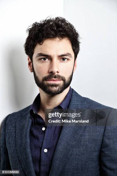 Actor Aidan Turner is photographed on June 9, 2017 in London, England.