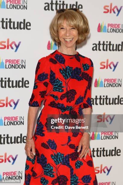 Helen Worth attends The Attitude Pride Awards 2017 at Mandarin Oriental Hyde Park on July 7, 2017 in London, England.