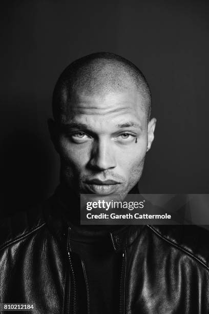 Fashion model Jeremy Meeks is photographed in Cannes, France on May 25, 2017.