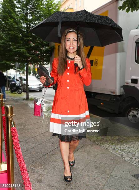 Anastasia Zampounidis attends the Gala Fashion Brunch Ellington Hotel on July 7, 2017 in Berlin, Germany.