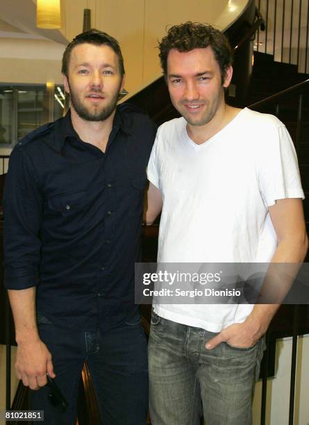 Actor Joel Edgerton and Producer Nash Edgerton pose during the program launch for the Sydney Film Festival at Customs House on May 8, 2008 in Sydney,...