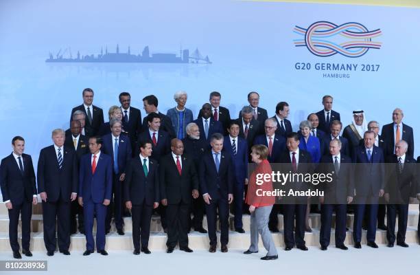 President of France Emmanuel Macron, US President Donald Trump, Indonesian President Joko Widodo, Mexican President Enrique Pena Nieto, President of...