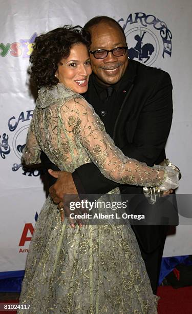 Quincy Jones and daughter