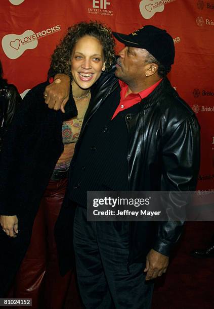 Quincy Jones & daughter Martina