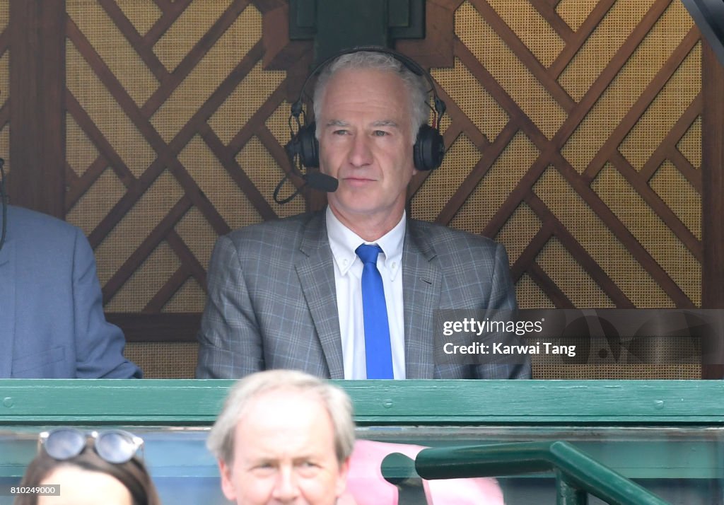 Celebrities Attend Wimbledon