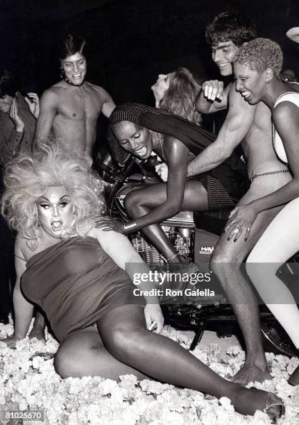 Grace Jones, Julie Budd, and Divine