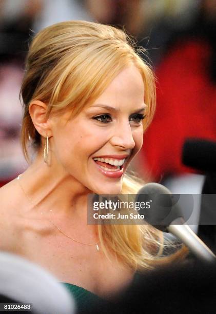 Actress Julie Benz attends "Rambo" Japan Premiere at Roppongi Hills on May 8, 2008 in Tokyo, Japan.