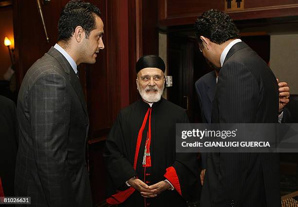 His Eminence Cardinal Nasrallah Peter Sfeir Patriarch of Antioch and all the East arrives on May 8, 2008 to attend a lunch with foreign dignitaries...